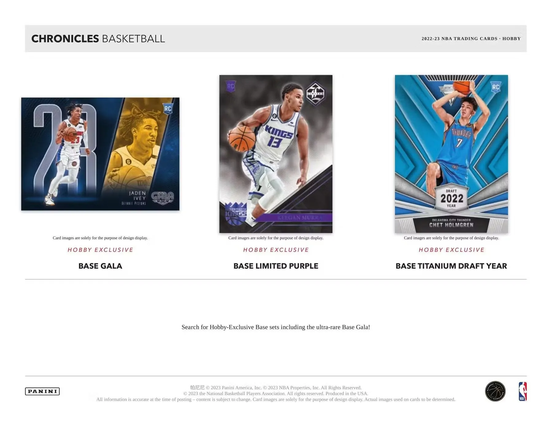 2022-23 Panini Chronicles Basketball Hobby Box