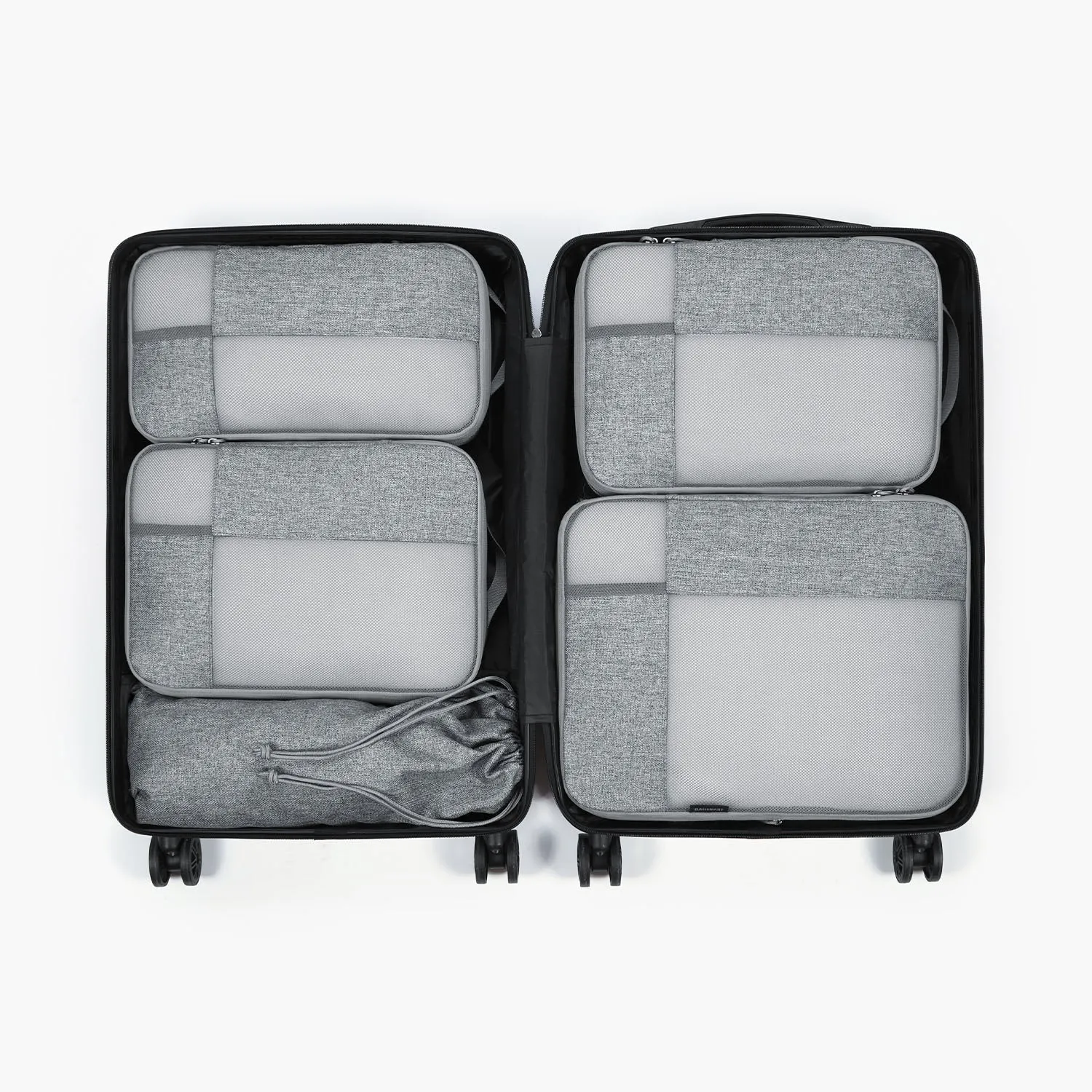 6PCS Compression Travel Packing Cubes for Suitcases