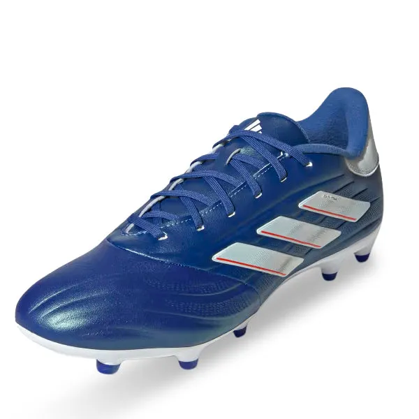 adidas Copa Pure II.3 Firm Ground Soccer Cleats (Lucid Blue/Cloud White)