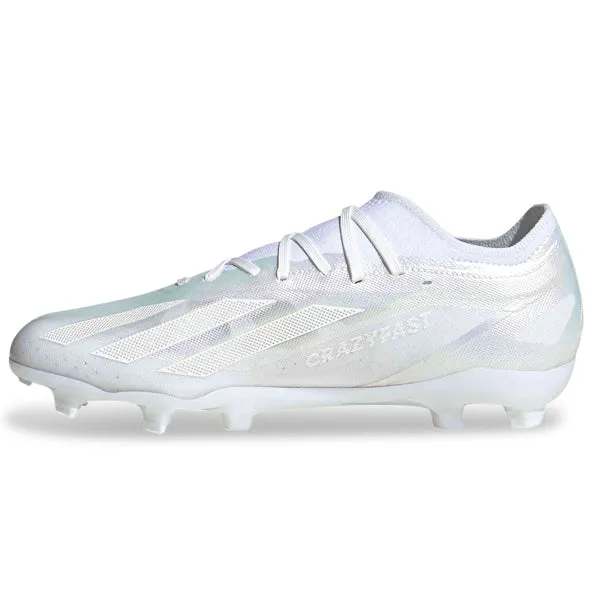 adidas Crazyfast.2 Firm Ground Soccer Cleats (Cloud White)