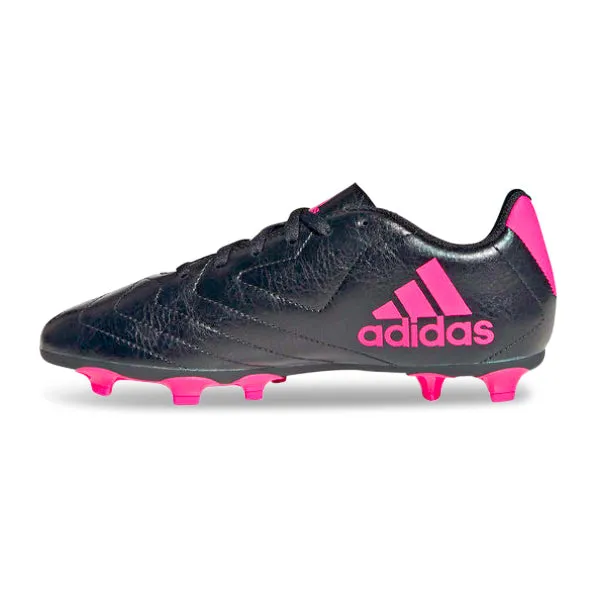 adidas Jr. Goletto FG Soccer Cleats (Black/Shock Pink)