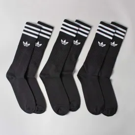 Adidas Originals Solid Crew Socks 3-Pack