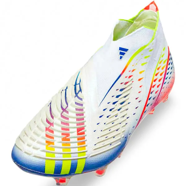 adidas Predator Edge  FG (White/Multi)