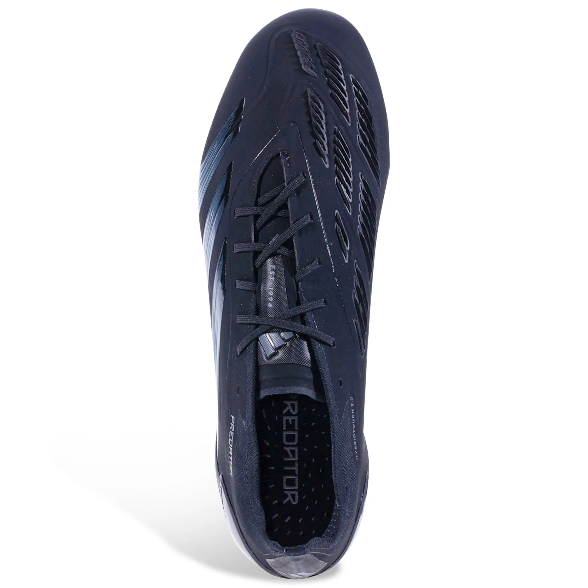 adidas Predator Elite Firm Ground Soccer Cleats (Black/Black)