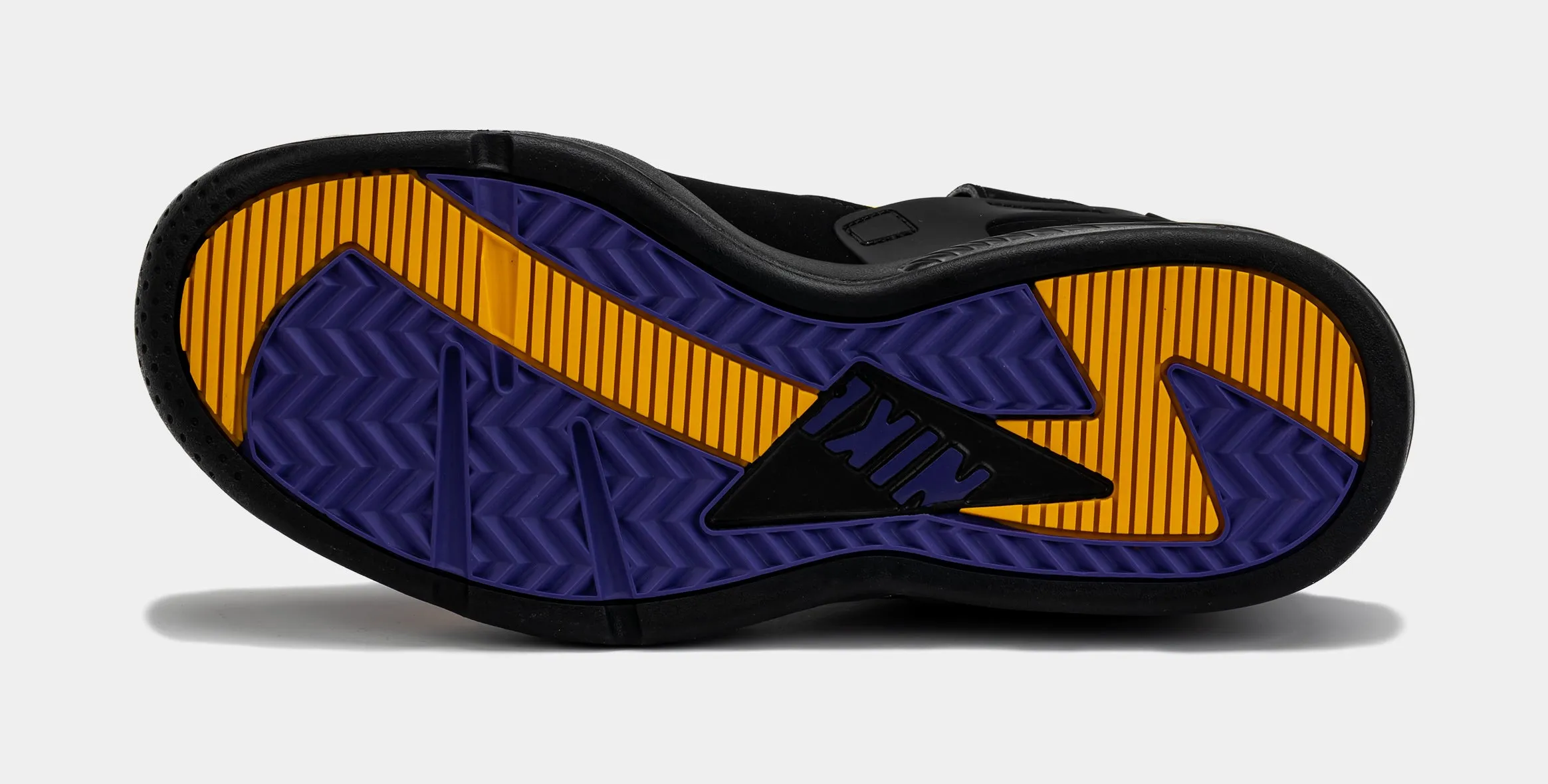 Air Flight Huarache Mens Basketball Shoes (Black/Purple)