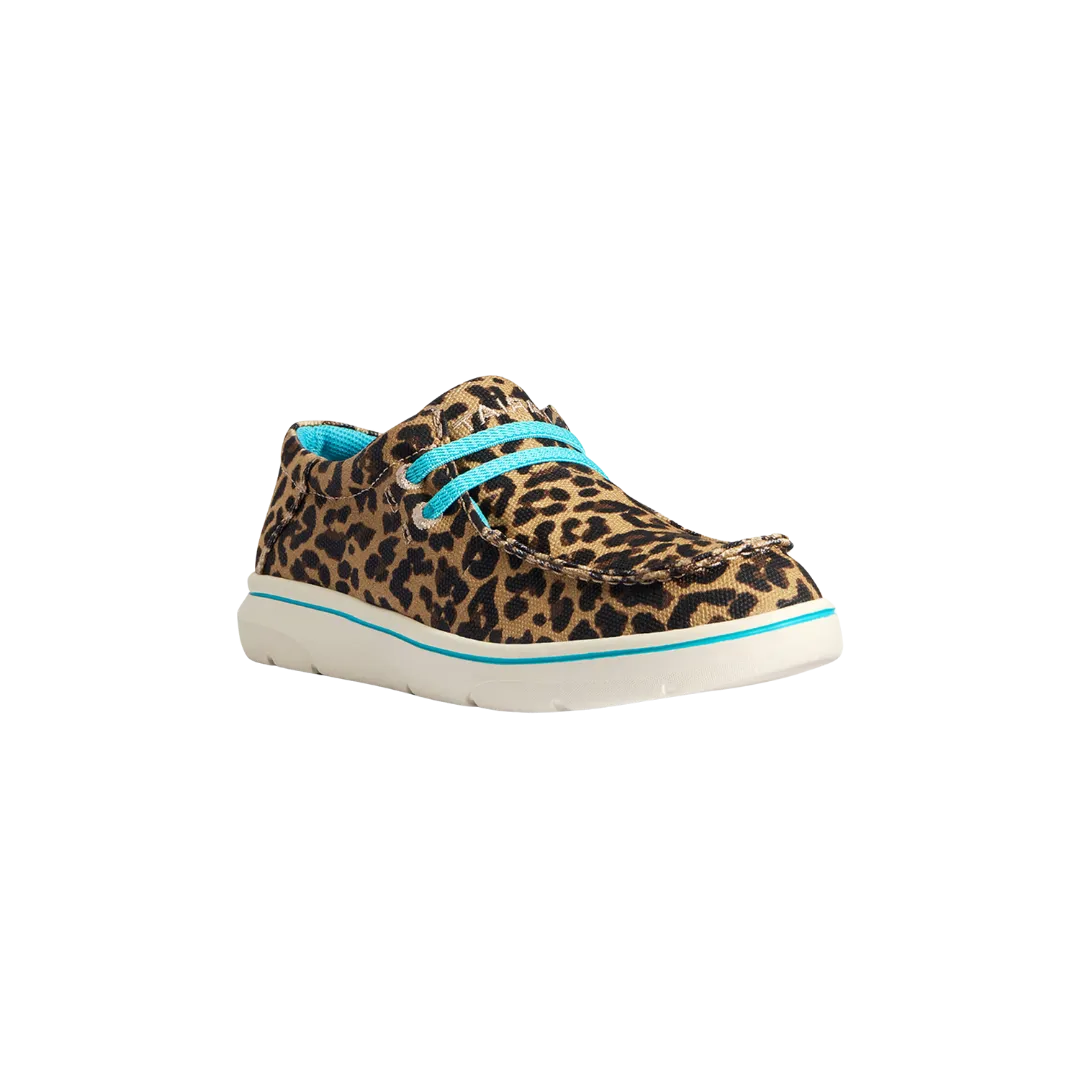 Ariat Kid's Hilo Sparkle Brown Leopard Casual Shoes