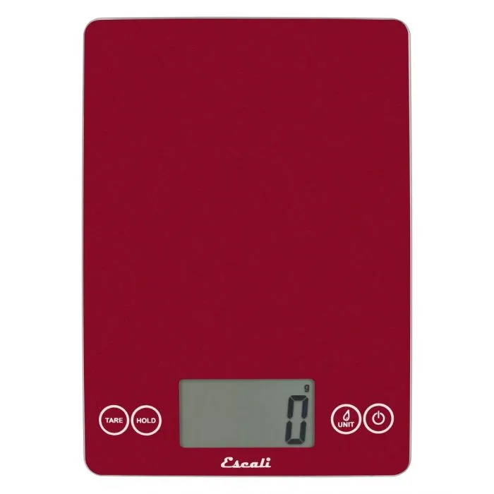 Balance de cuisine Arti 7kg Rouge - Escali