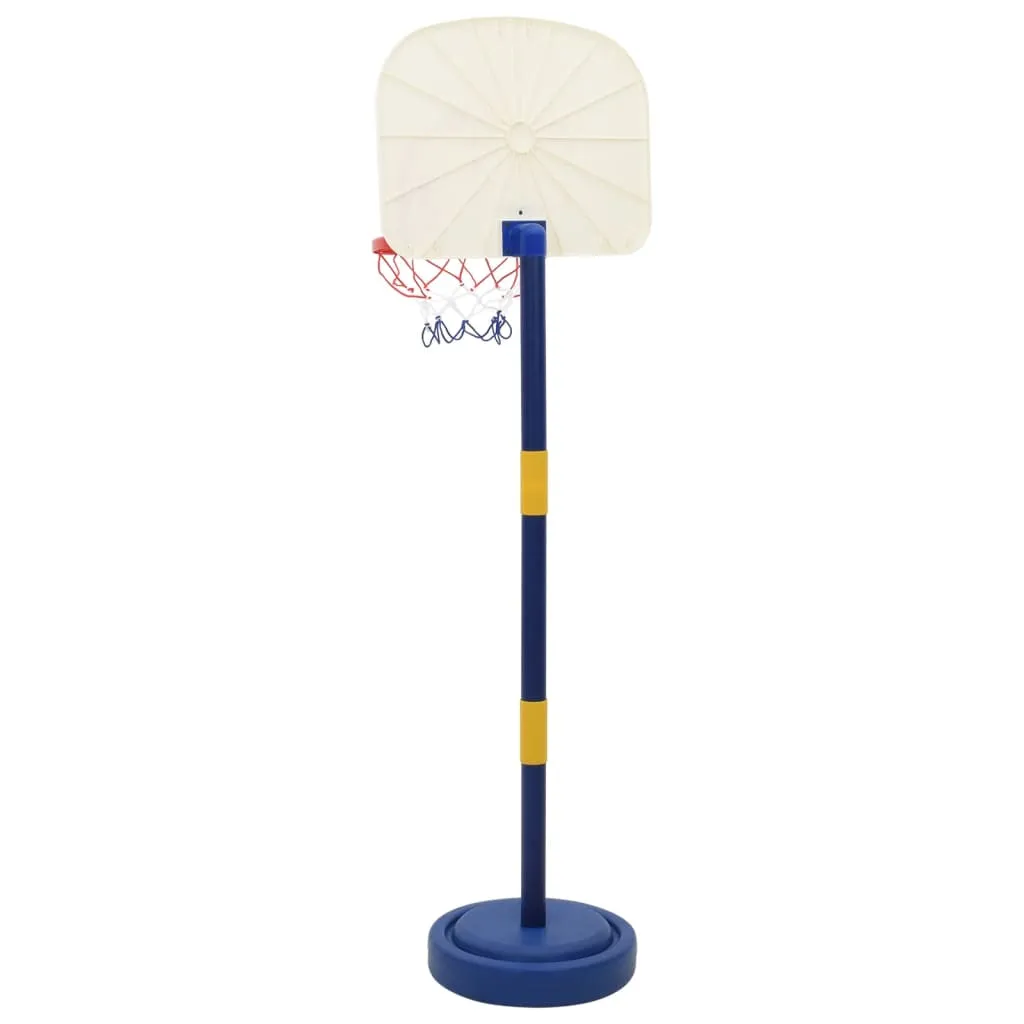 Basketball Stand with Ball and Pump Adjustable Height 90/121 cm