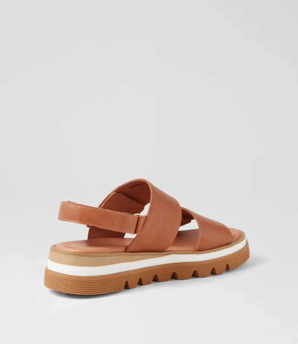 Django & Juliette - Sandals - Soner - Tan / Leather