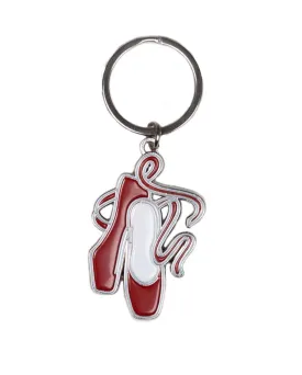 Energetiks Pointe Shoe Key Ring - Red