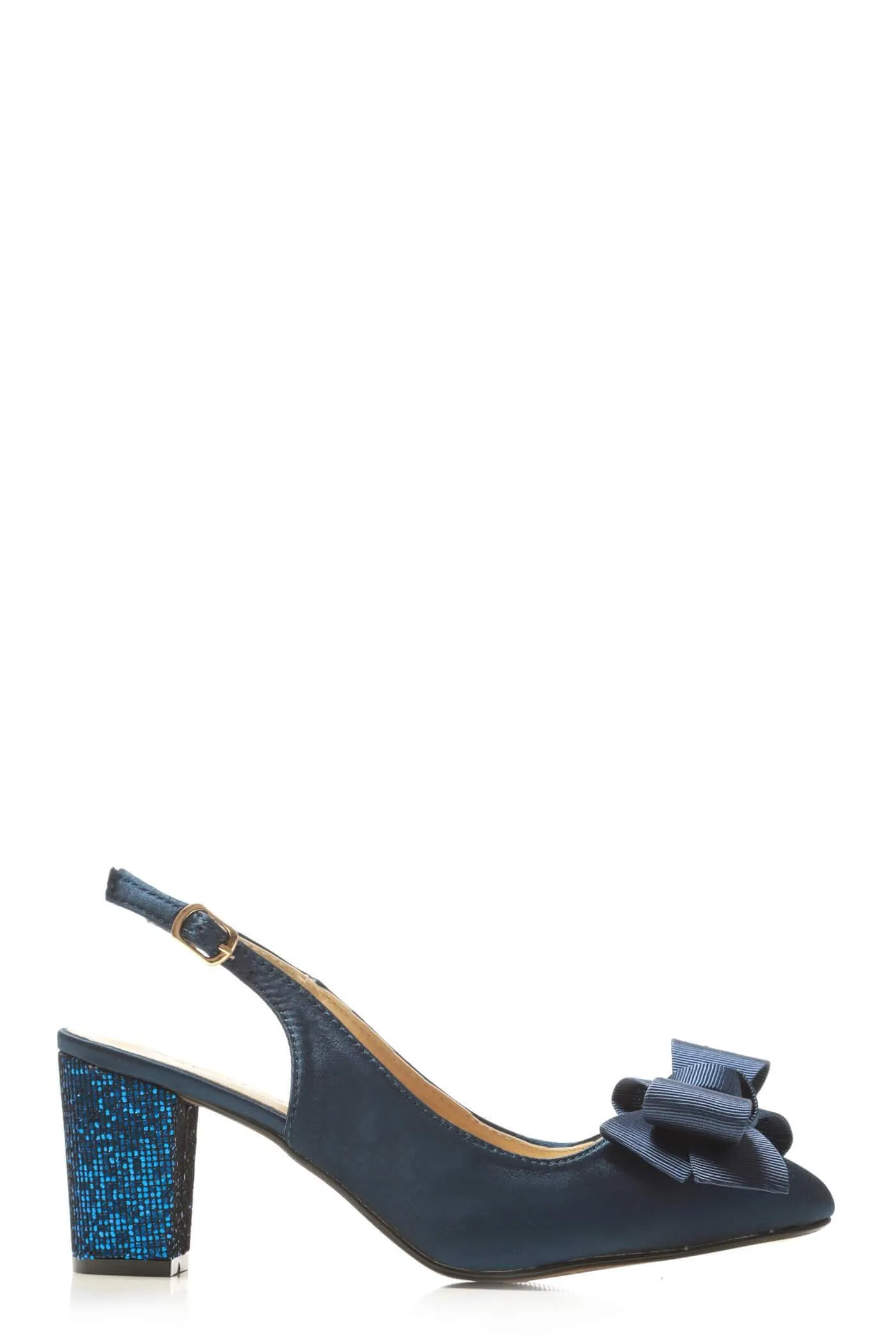 Kirra slingback with bow trim court