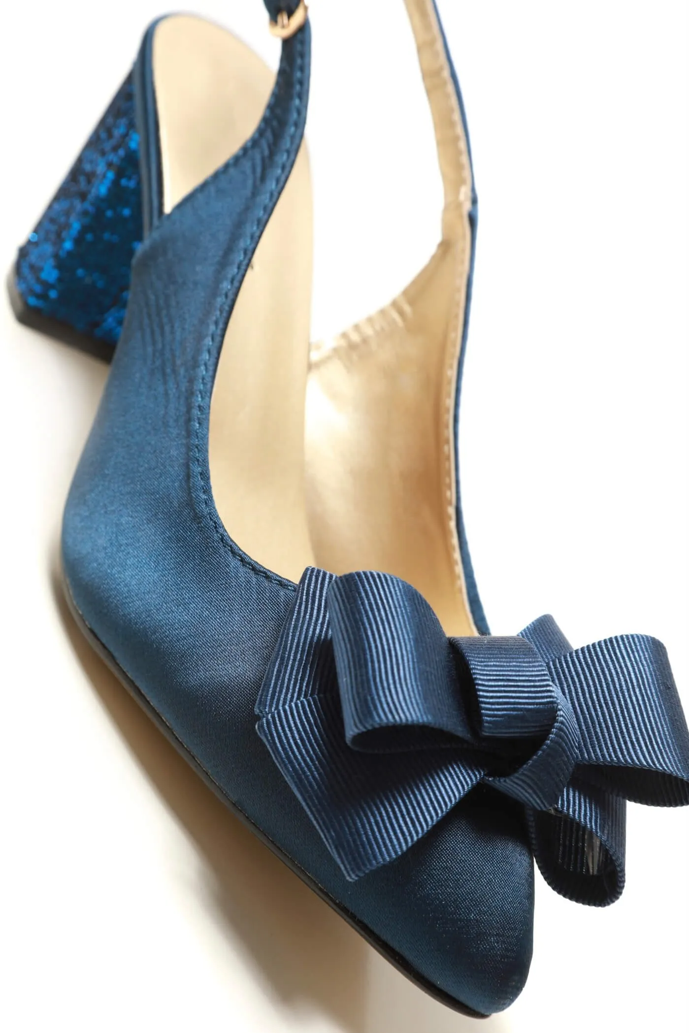 Kirra slingback with bow trim court