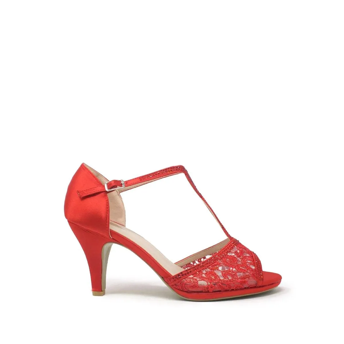 Letty T-Bar Twist Peep Toe Sandal