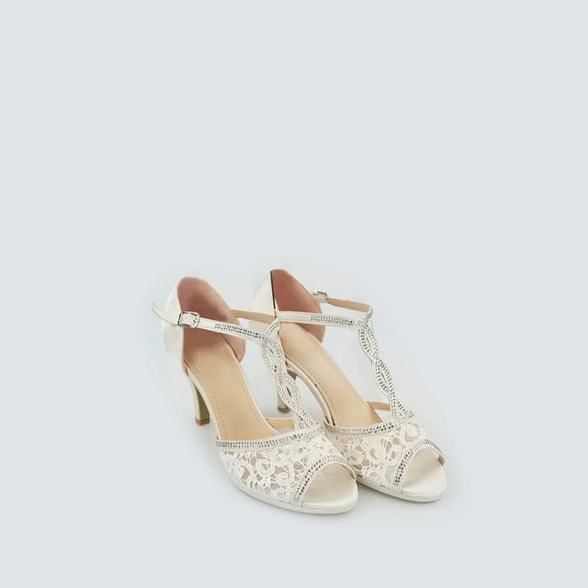 Letty T-Bar Twist Peep Toe Sandal