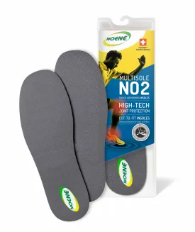 MULTISOLE INSOLES NO2 - The Best and Most Versatile Insole for Standing, Running, Walking, Hiking, Racquet Sports and More!