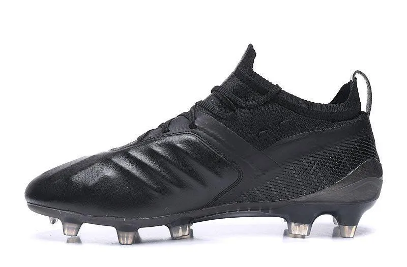 New Puma One 5.1 FG AG Soccers Cleats Shoes All Black