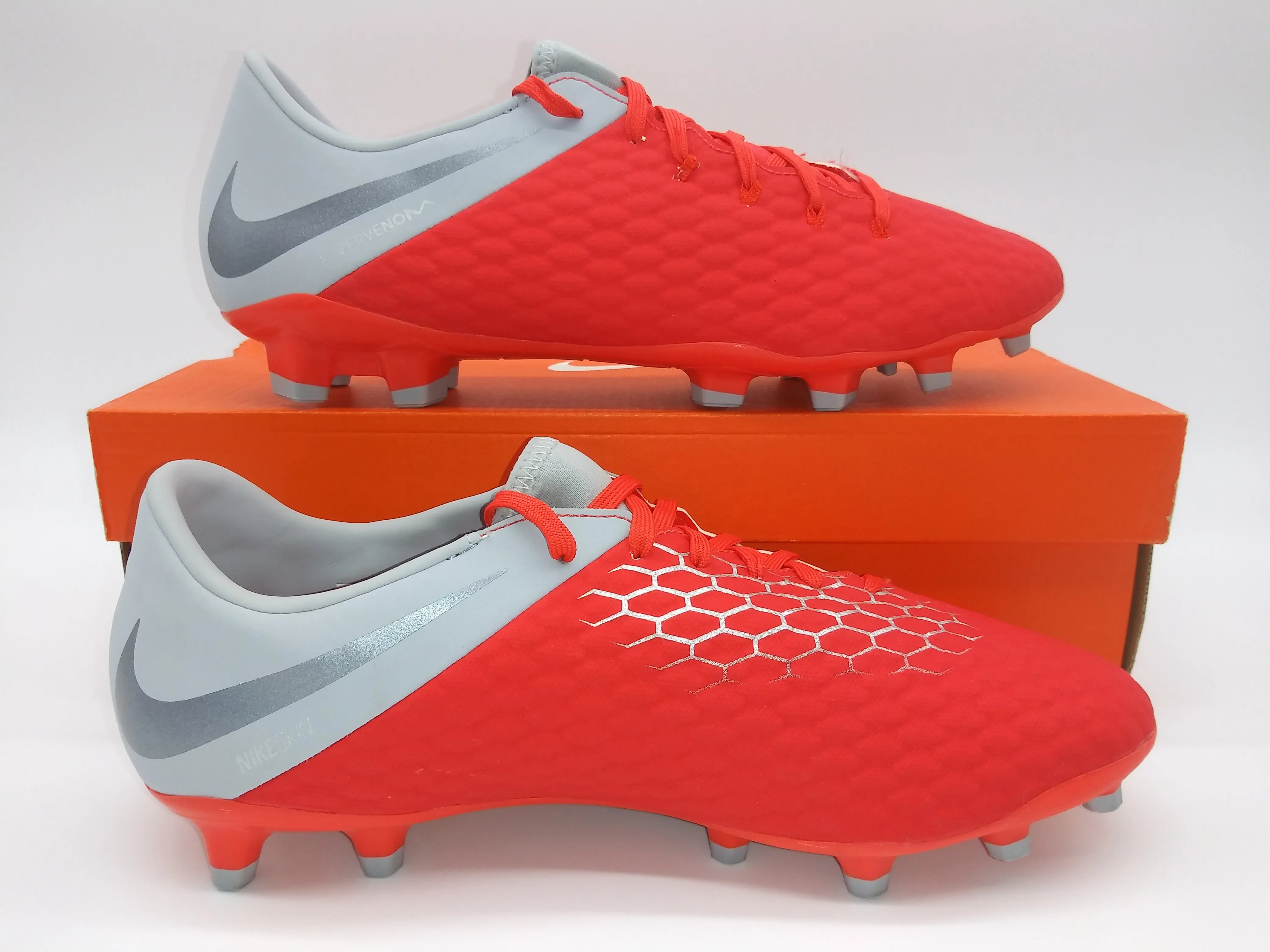 Nike Hypervenom 3 Academy FG Red Grey