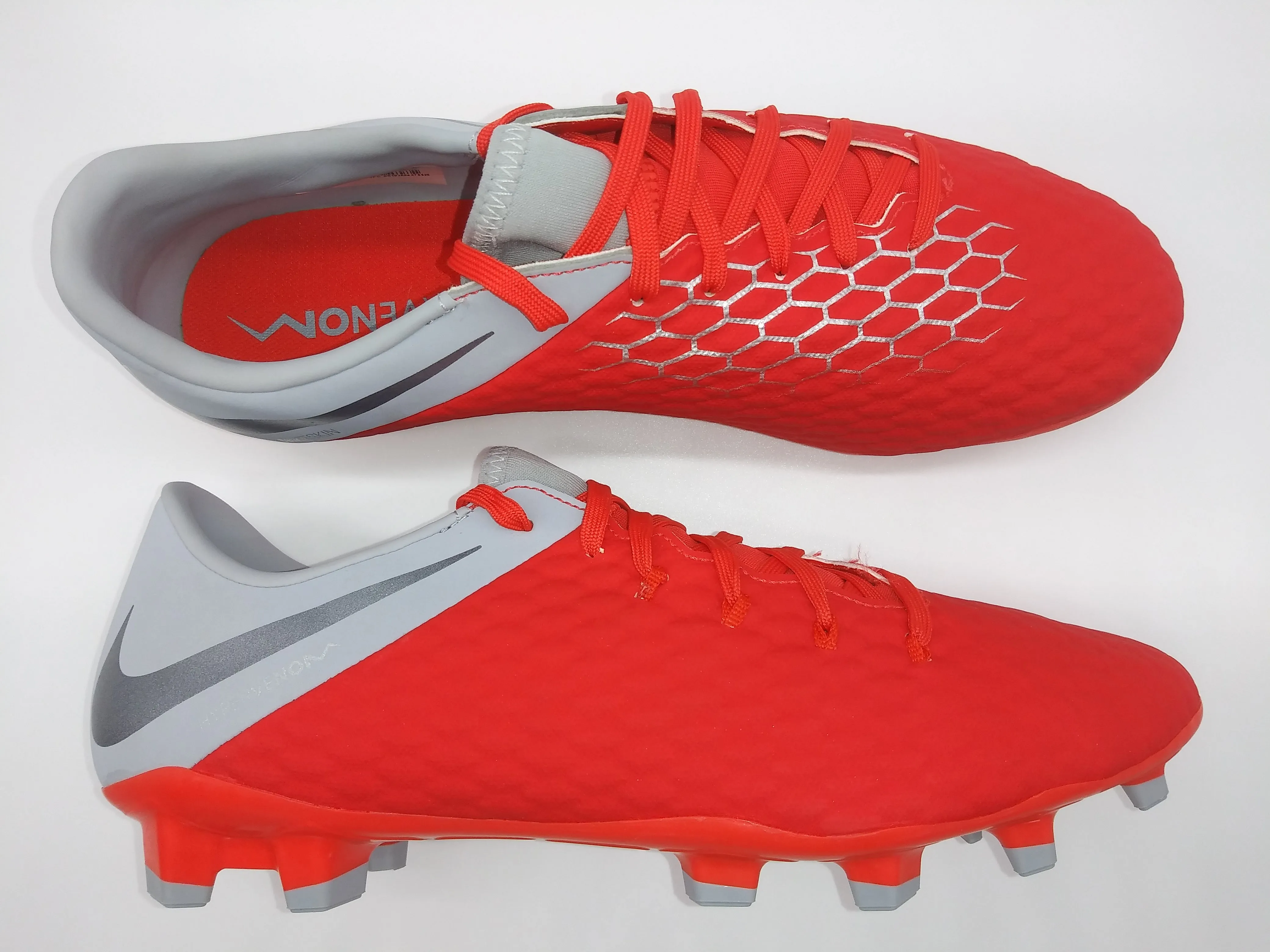 Nike Hypervenom 3 Academy FG Red Grey