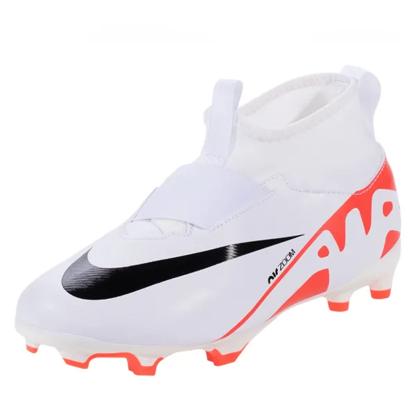 Nike Jr. Zoom Superfly 9 Academy FG/MG Soccer Cleats (Bright Crimson/Black)