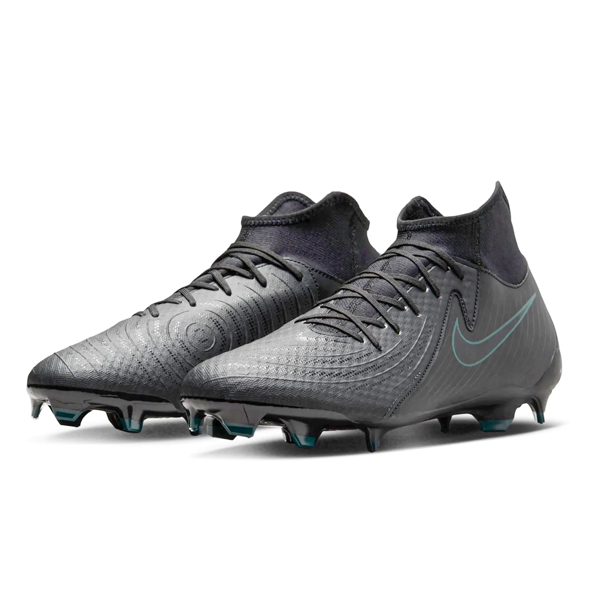 Nike Phantom Luna II Academy FG/MG Soccer Cleats (Black/Black-Deep Jungle)