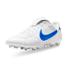 Nike Premier III FG Soccer Cleats (White/Signal Blue)