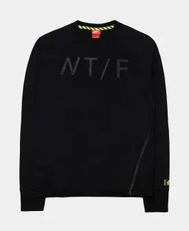 NTF Asymmetrical Crewneck Mens Crew (Black)