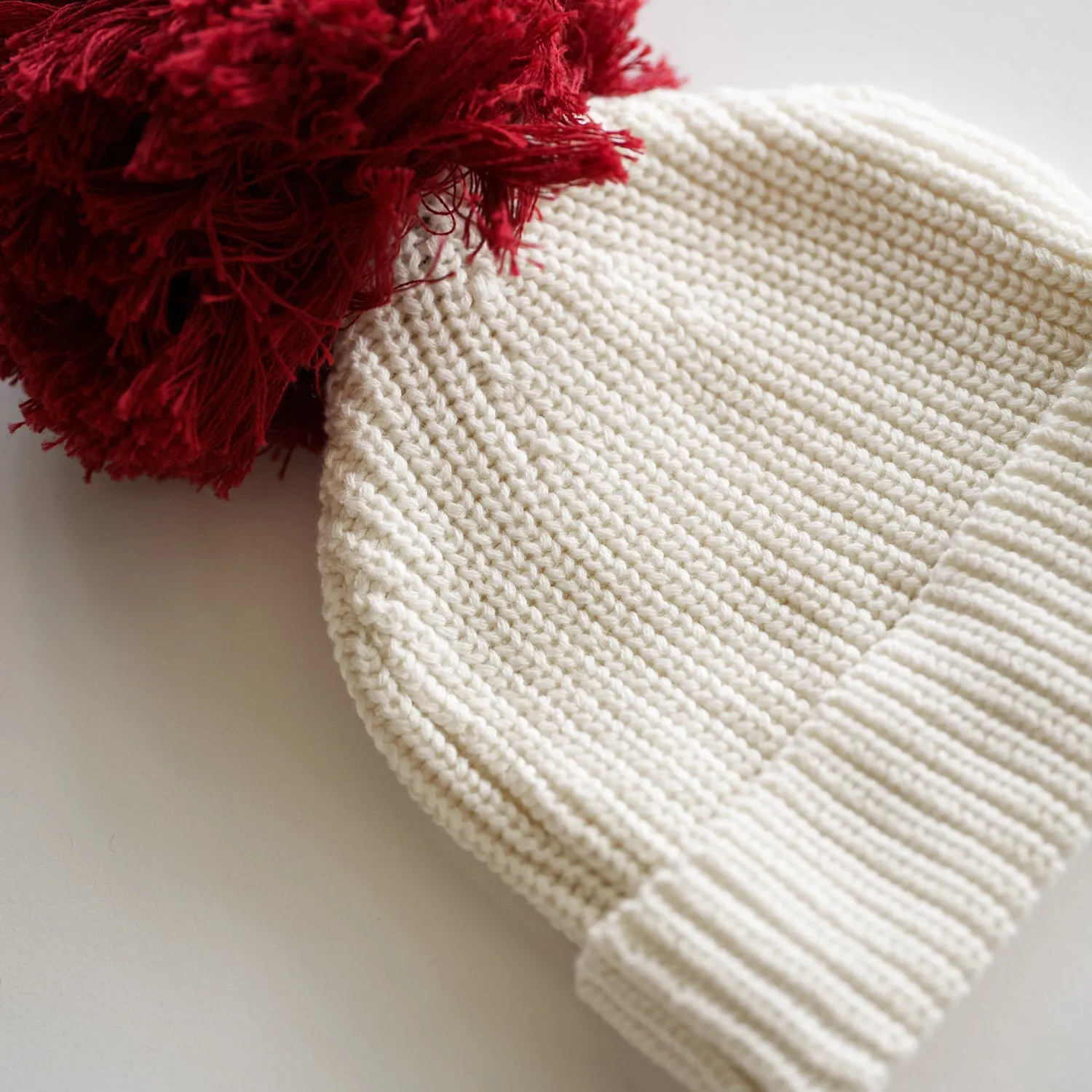 Organic Big Pompom Beanie