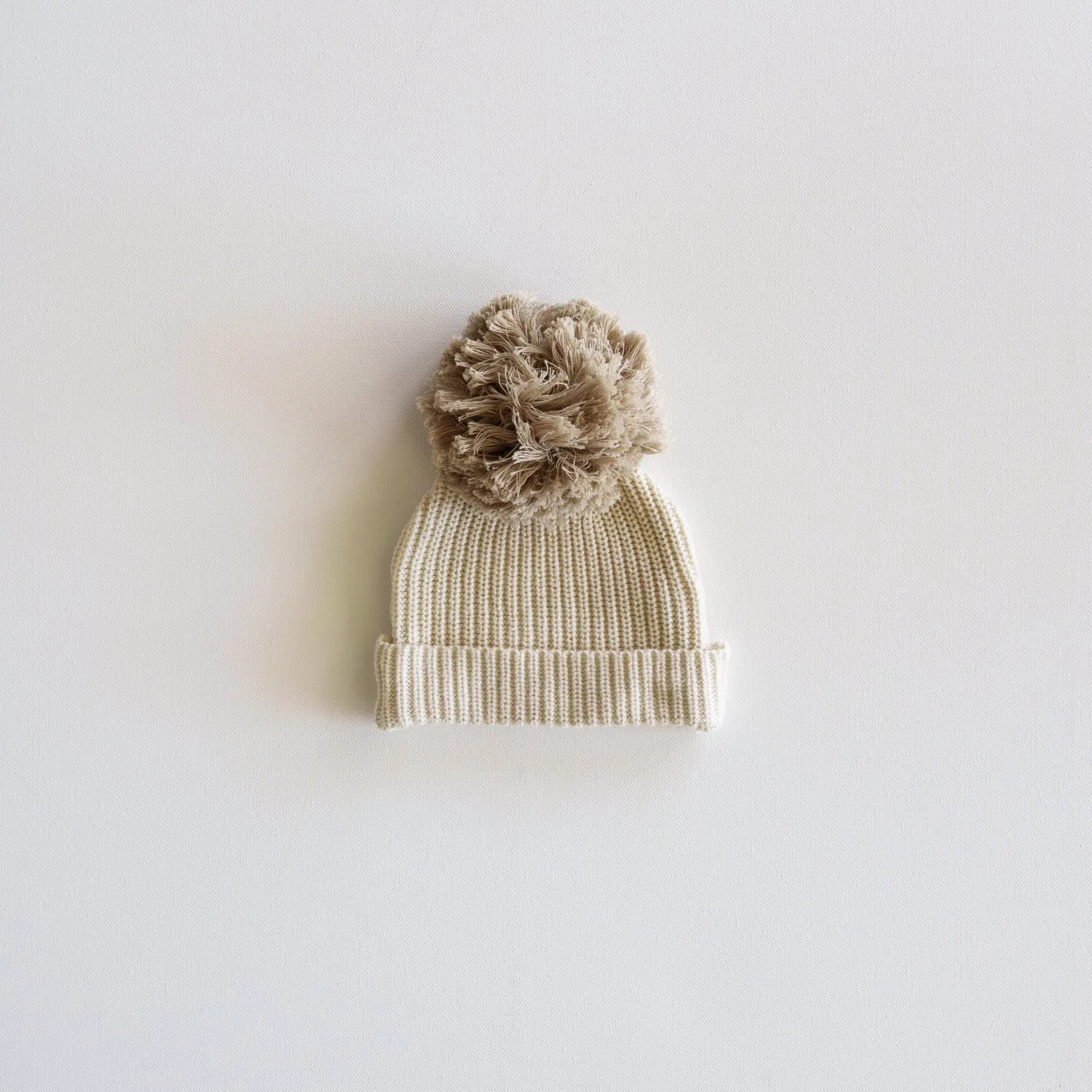 Organic Big Pompom Beanie