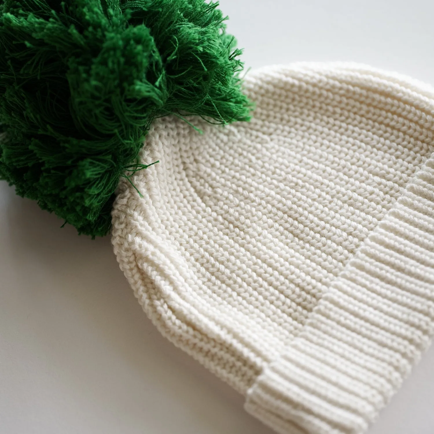 Organic Big Pompom Beanie