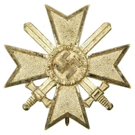 Original German WWII War Merit Cross KvK 1st Class with Swords by Kerbach & Österhelt of Dresden