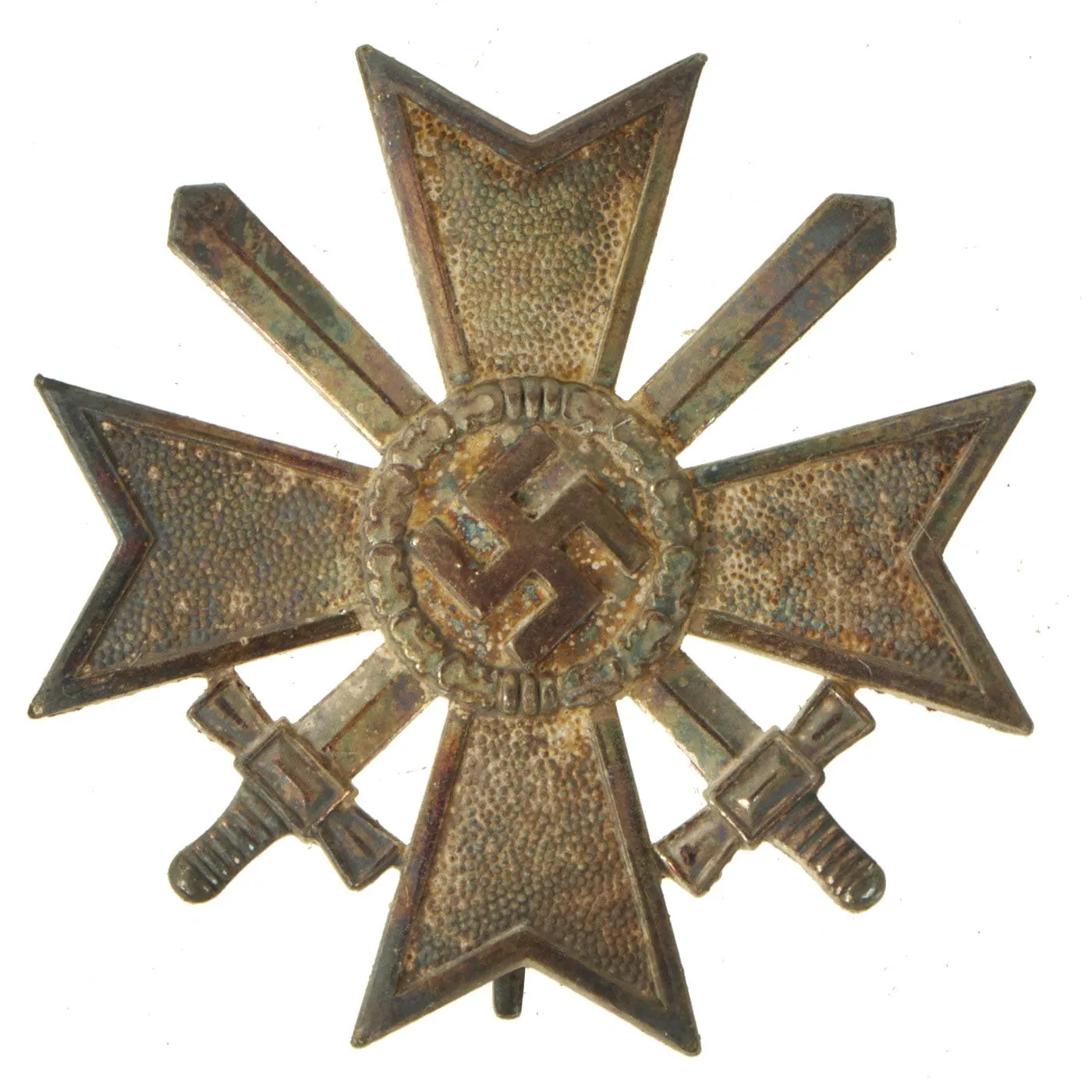 Original German WWII War Merit Cross KvK 1st Class with Swords by Klein & Quenzer A.G. with Matched Case