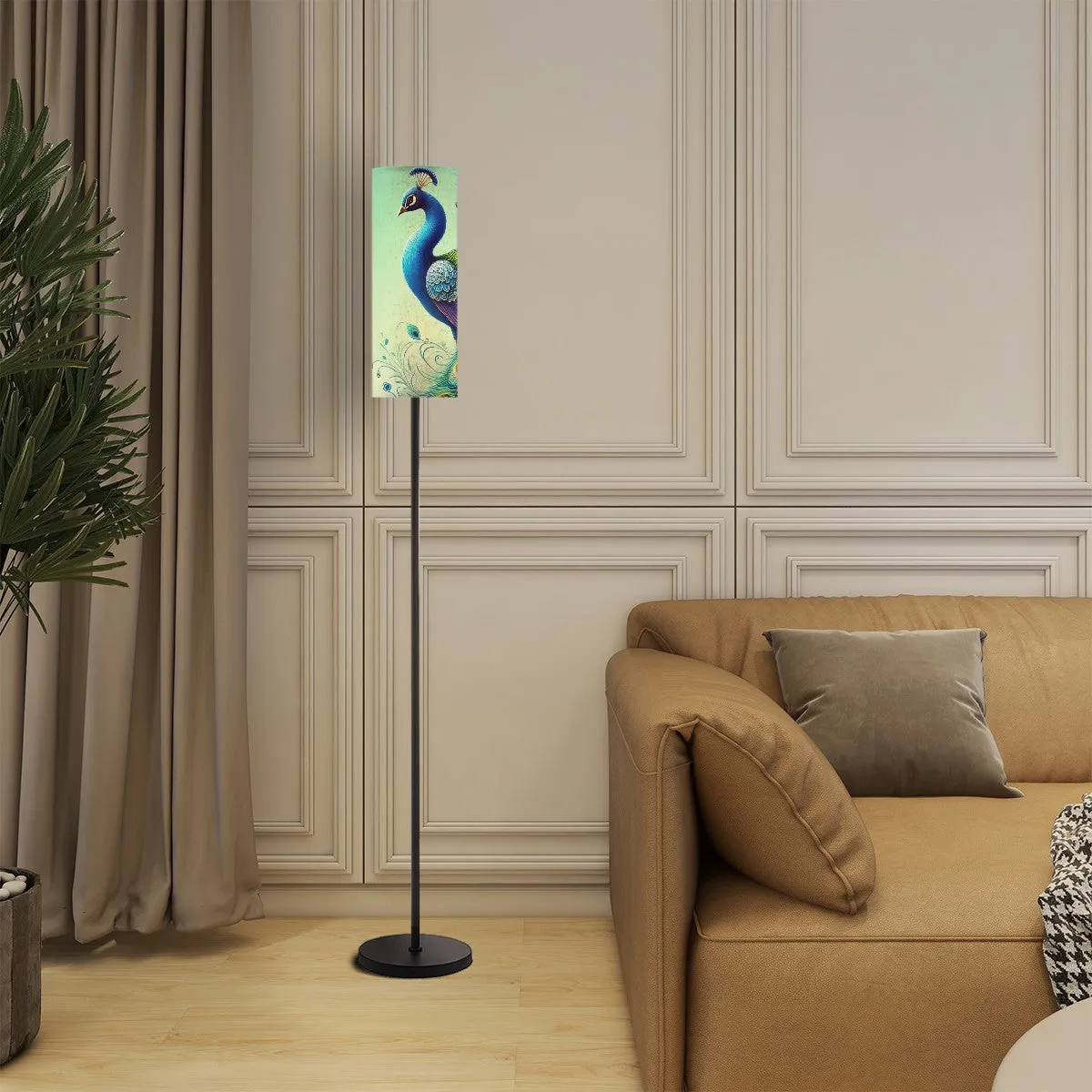 Peacock Designed Mid Century Modern Floor Lamp Modern Standing Lamp