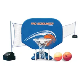 Pro Rebounder Poolside Basketball/Volleyball Game Combo