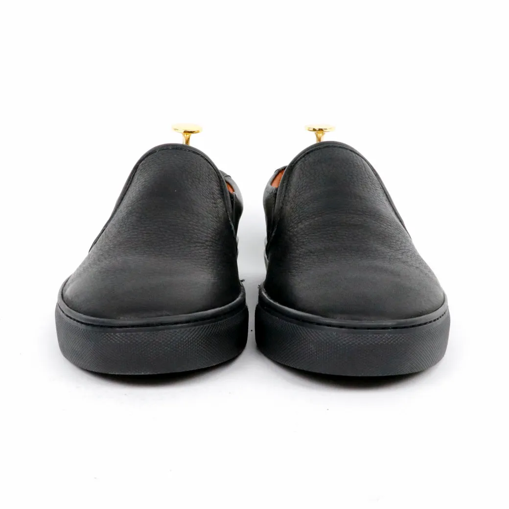 "The Common" Slip-On Sneaker Chamois Black