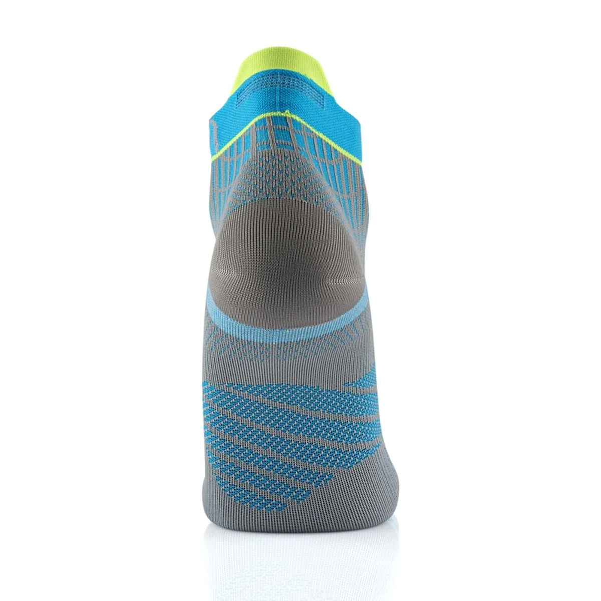 RUN FEEL RUNNING SOCKS GREY - TURQUOISE