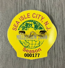 Sea Isle City 2000 Seasonal Beach Tag