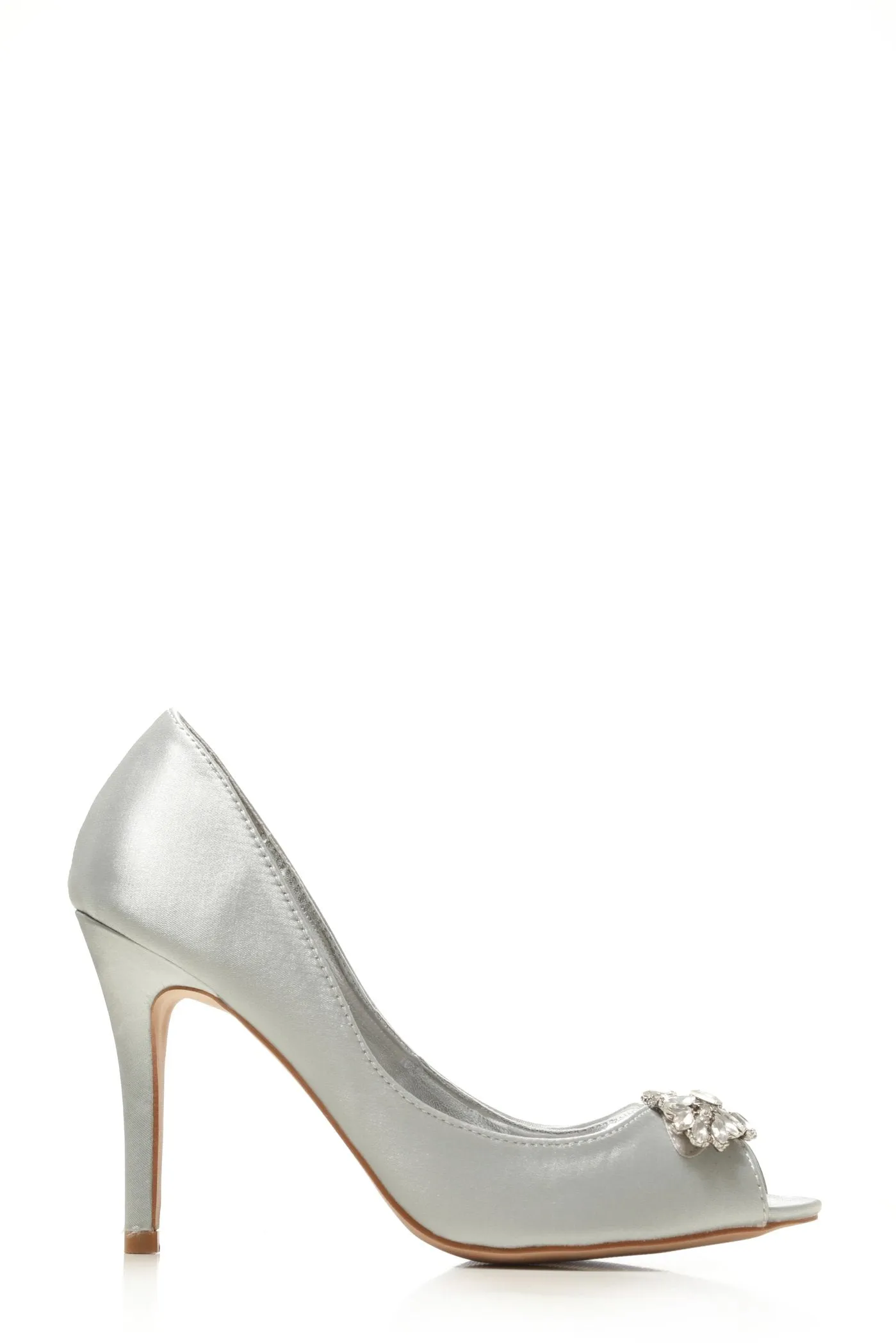 Shea shea diamante broach peep toe sandal