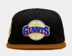 Shoe Palace Exclusive Gingerbread San Francisco Giants 59Fifty Mens Fitted Hat (Black/Brown)