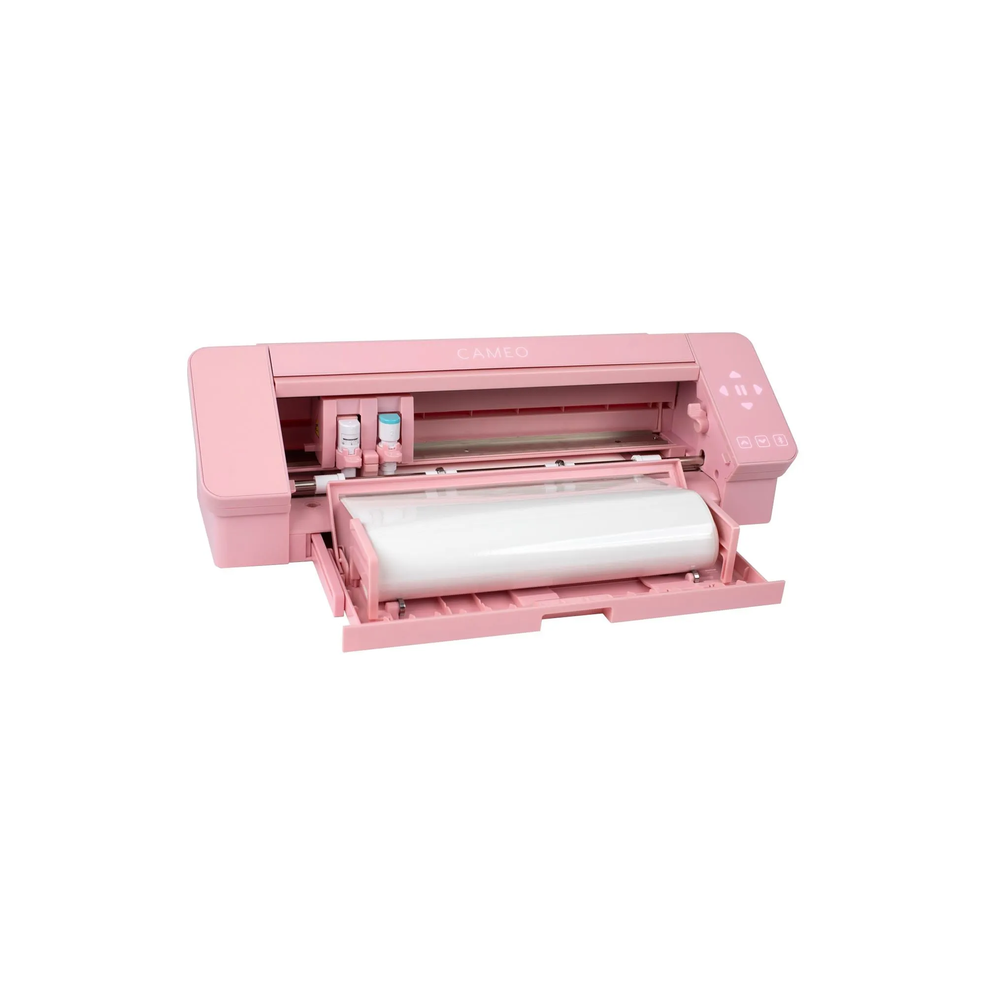 Silhouette Blush Pink Cameo 4 w/ Updated Autoblade, 3x Speed, Roll Feeder