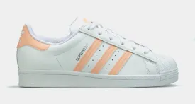 Superstar Grade School Lifestyle Shoe (White/Pink)