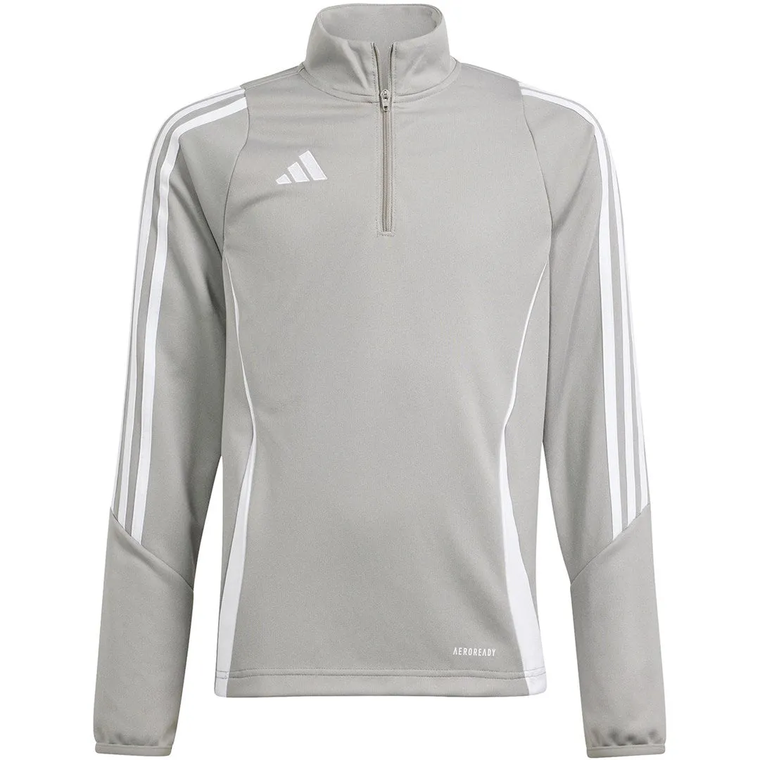 Sweatshirt For Kids Adidas Tiro 24 Training Top Gray Ir9363 140Cm