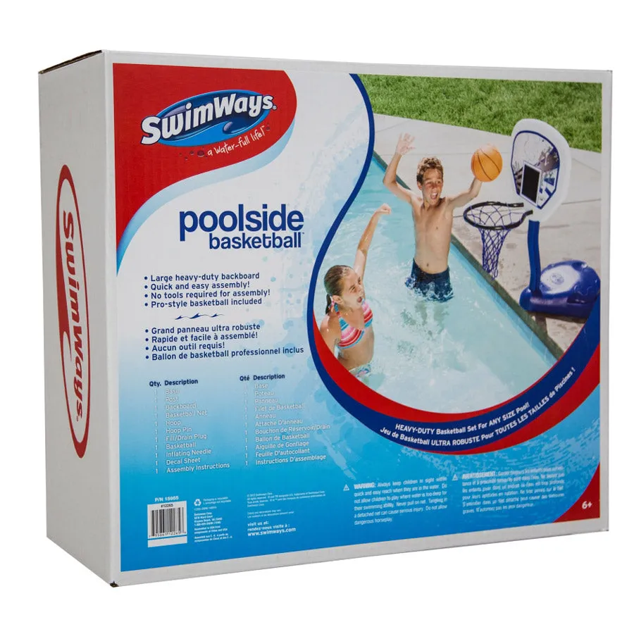 SwimWays Poolside Basketball Set