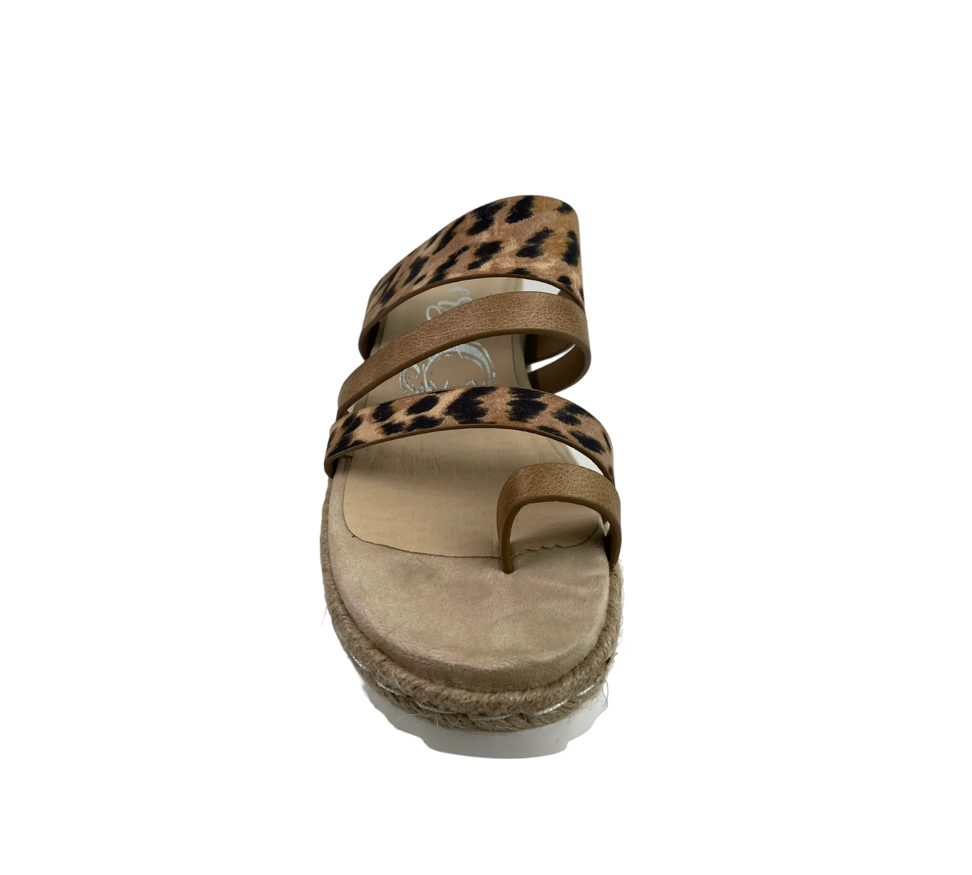 Very G Groove Sandal in Tan