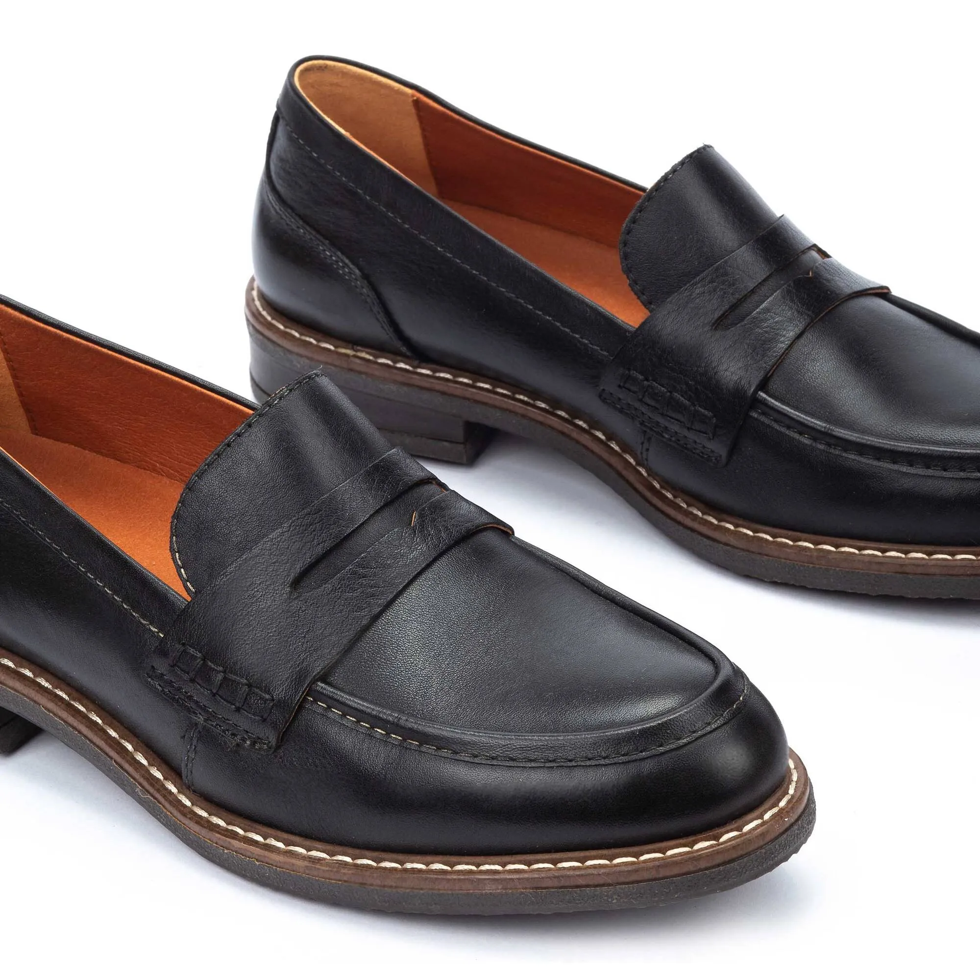 Women's Pikolinos Aldaya Loafers Color: Black (WIDE WIDTH)