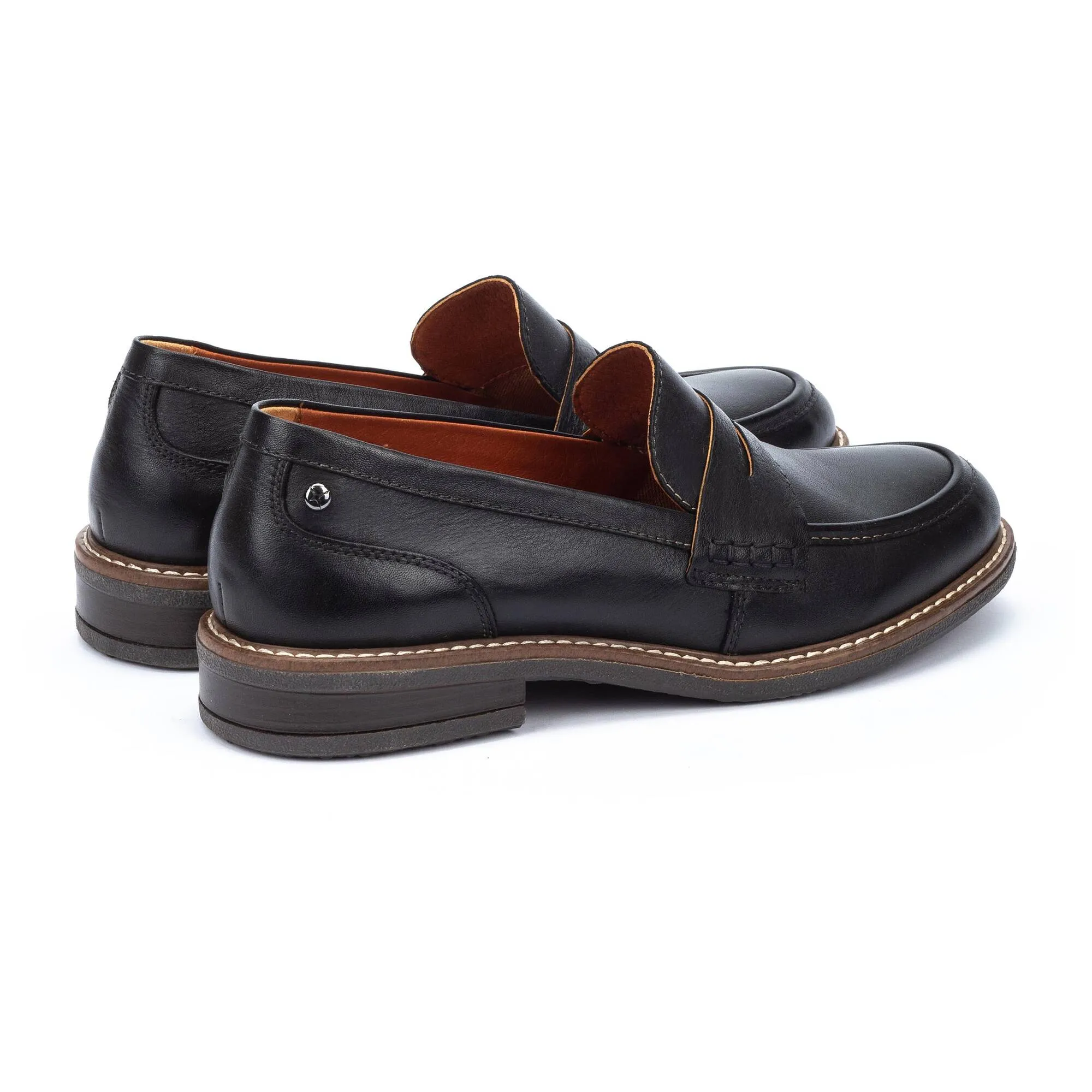 Women's Pikolinos Aldaya Loafers Color: Black (WIDE WIDTH)