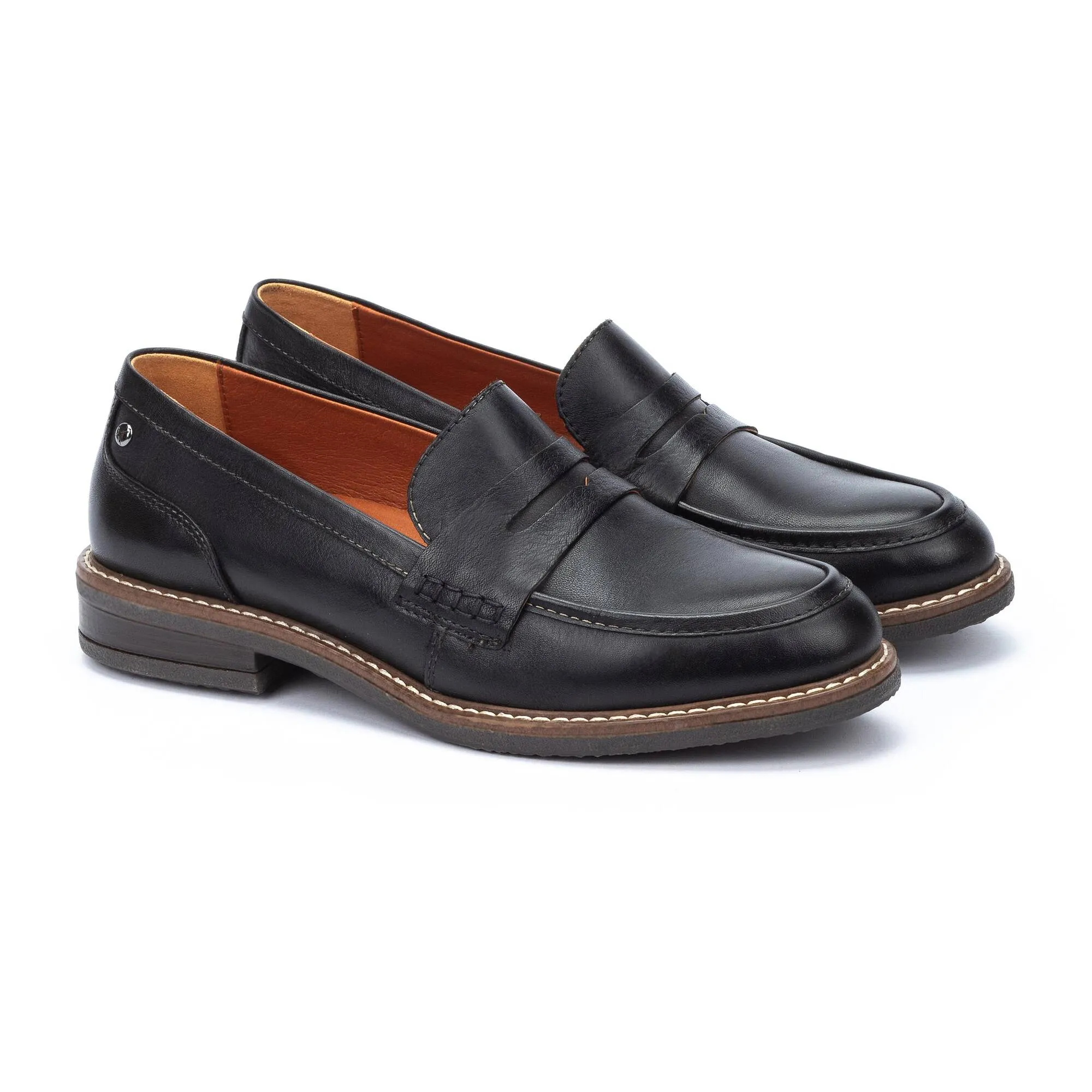 Women's Pikolinos Aldaya Loafers Color: Black (WIDE WIDTH)