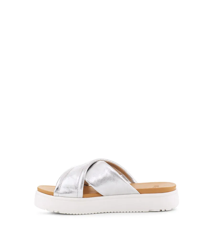 Zayne Crossband in Silver Metallic by UGG